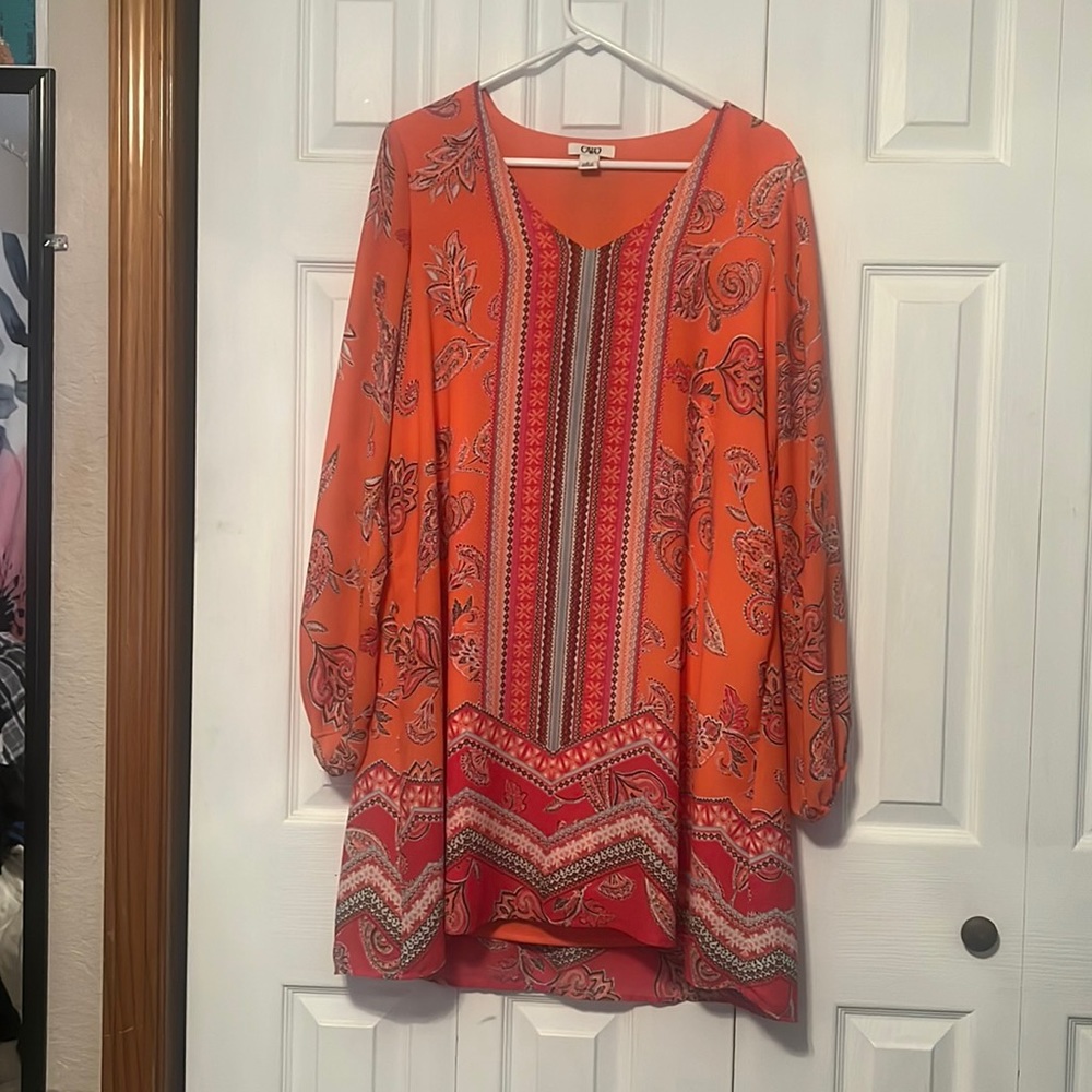 CATO long sleeve dress. Size: L